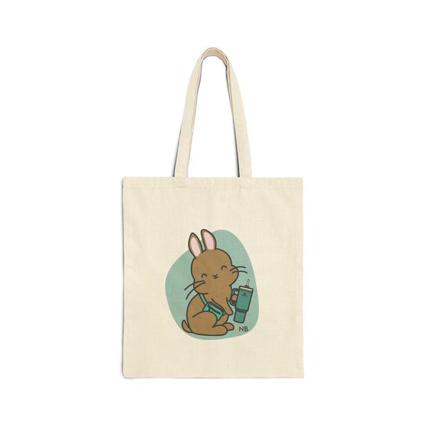 Hop Everywhere Cotton Canvas Tote Bag