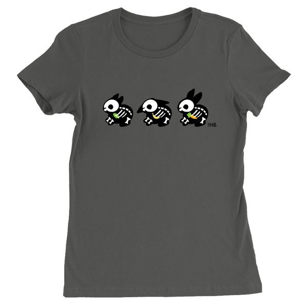 Bone-a-fide Bunny Womens T-Shirt