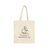 So Thankful Cotton Canvas Tote Bag