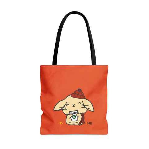 Latte Bunny Love Tote Bag