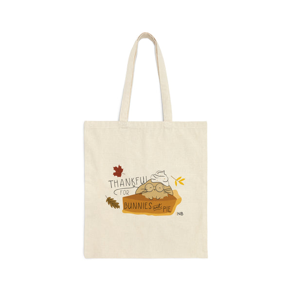 I Only Have Pies For Bunnies Canvas Tote Bag