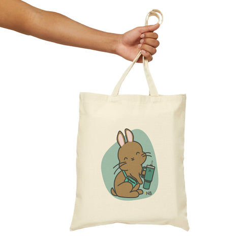 Hop Everywhere Cotton Canvas Tote Bag