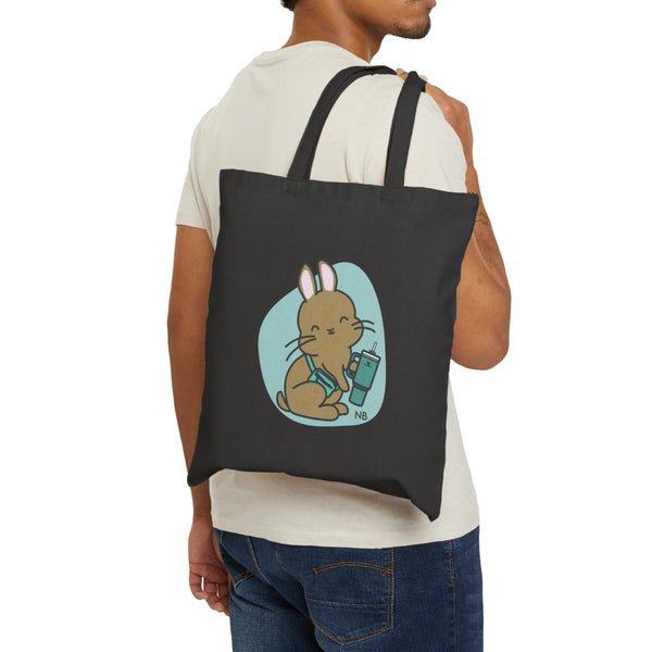 Hop Everywhere Cotton Canvas Tote Bag