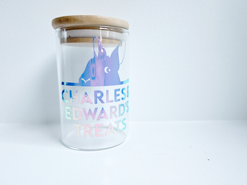 Custom Holographic Tasty Treat Jar