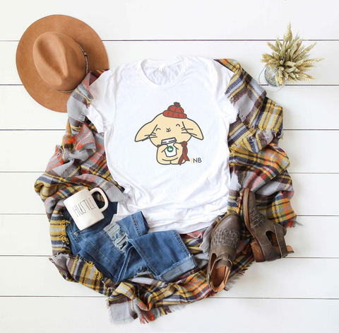 Latte Bunny Love Women's T-Shirts