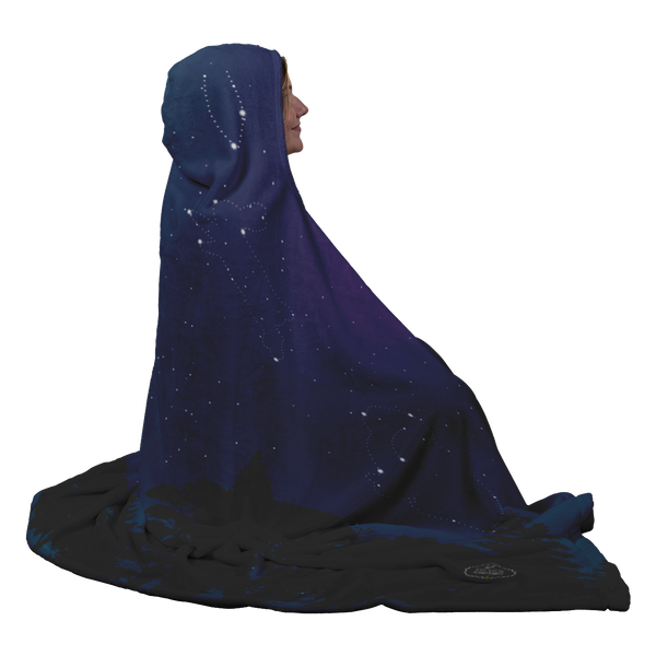 Star Light, Bun Bright Hooded Blanket— Twilight