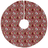 Warming Winter Bunnies Tree Skirts