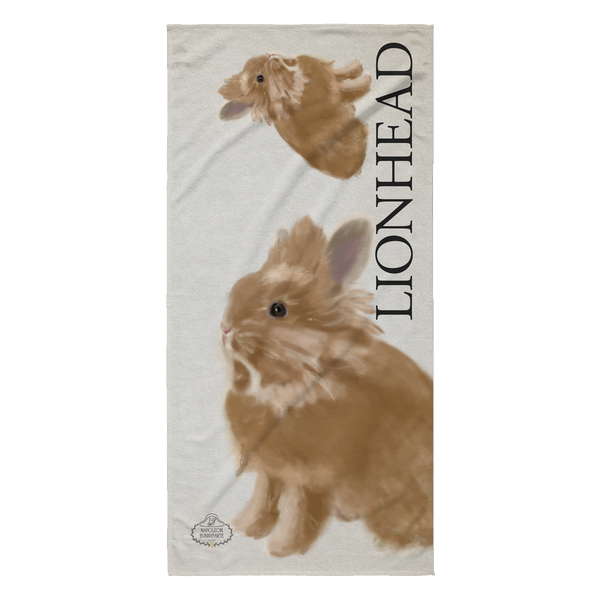 Lionhead Beach Towel