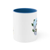 Hopping Through The Snow Accent Mug