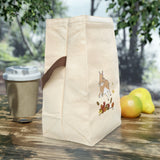 Hop Right In Canvas Lunch Bag With Strap