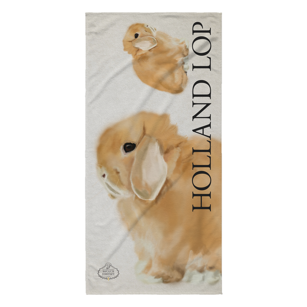 Holland Lop Beach Towel