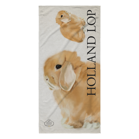 Holland Lop Beach Towel