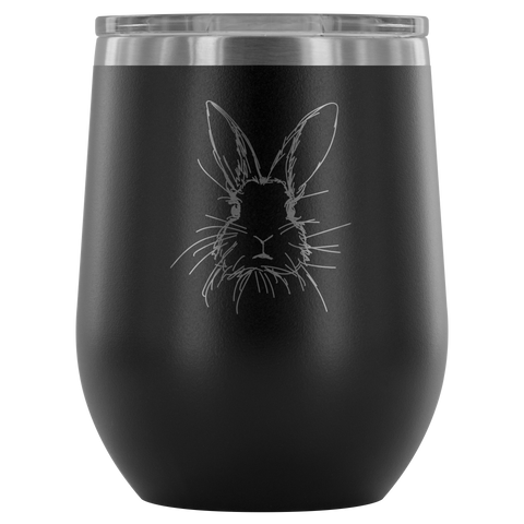 Bunny You Should Ask Wine Tumbler