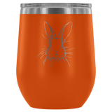 Bunny You Should Ask Wine Tumbler