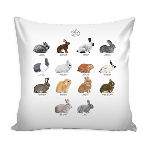 Rabbits Pillow Cover