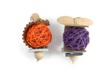 Wood and Paper Fiesta Toy (Set of Two)