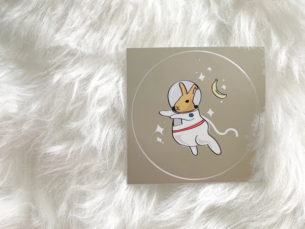 Infinity and Bunyond Silver Foil Sticker