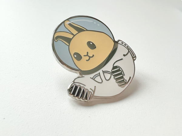 Space Bun Enamel Pin