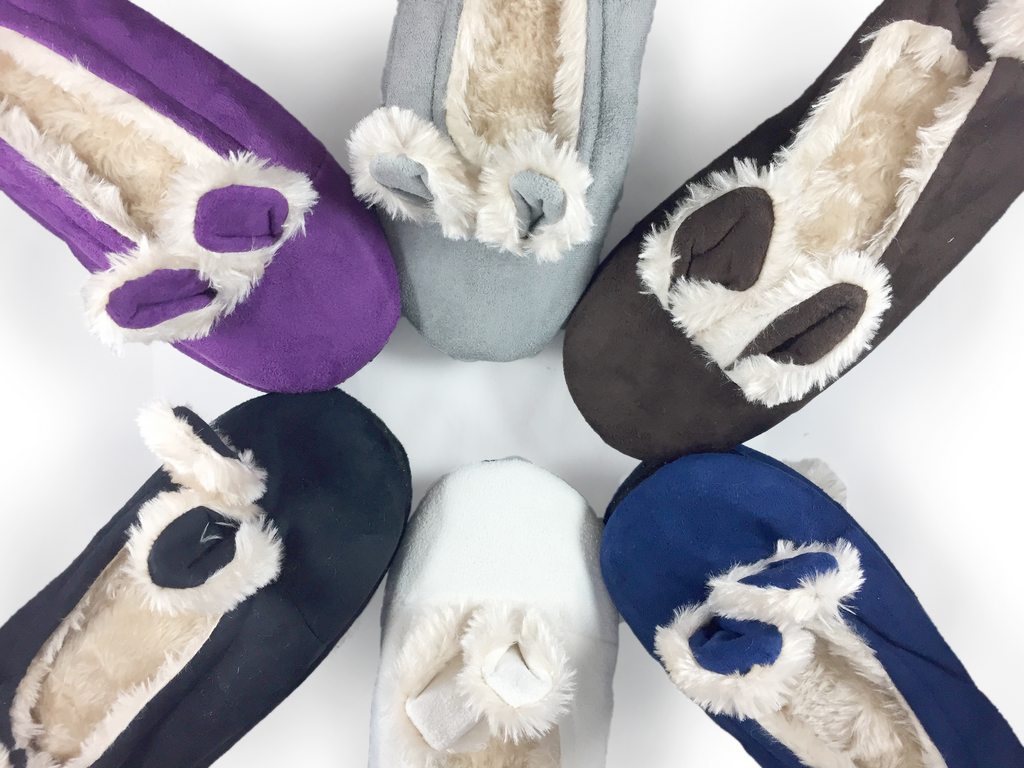 Rabbit on sale feet slippers