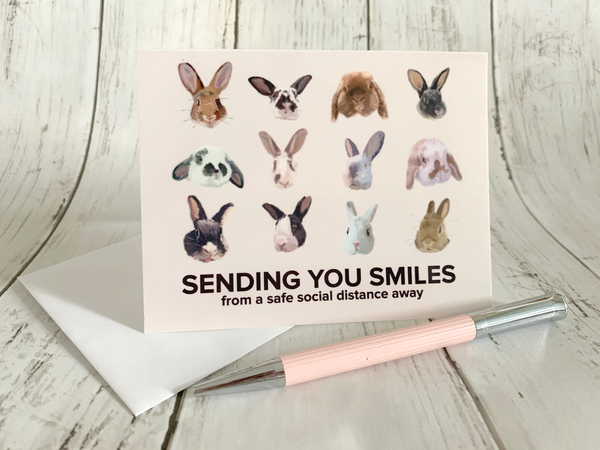Socially Distant Smiles Card