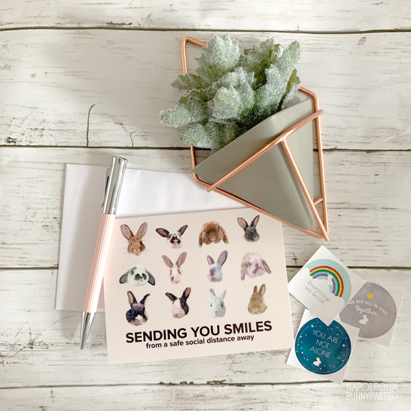 Socially Distant Smiles Card