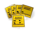 Save Our Pets Emergency Sign