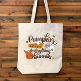Gourd-geous Bunnies Canvas Tote Bags