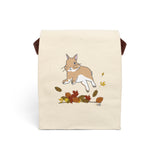 Hop Right In Canvas Lunch Bag With Strap