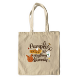 Gourd-geous Bunnies Canvas Tote Bags