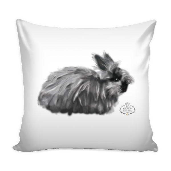 Angora Rabbit Pillow Cover