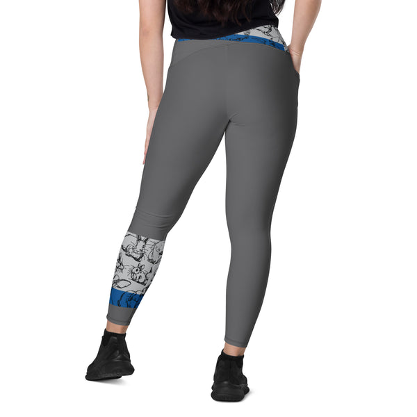 Hop To It Leggings (Blue)