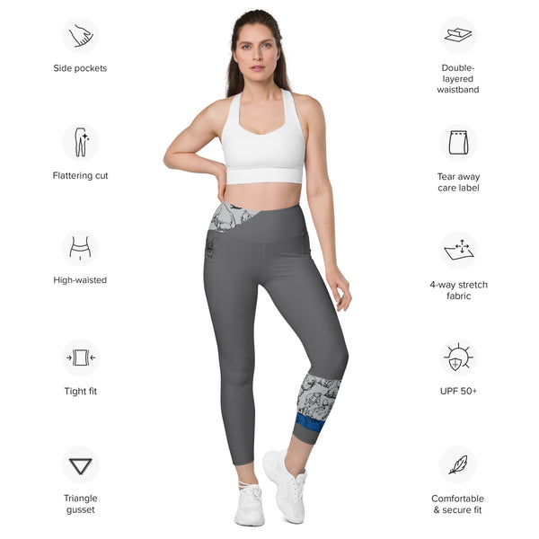 Hop To It Leggings (Blue)