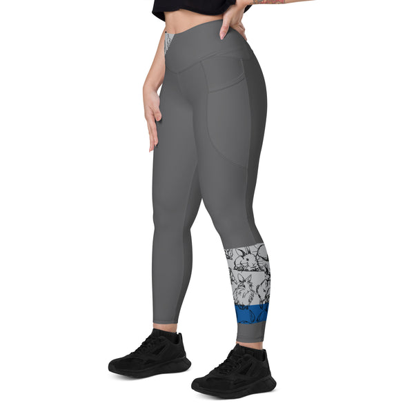 Hop To It Leggings (Blue)