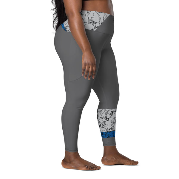 Hop To It Leggings (Blue)