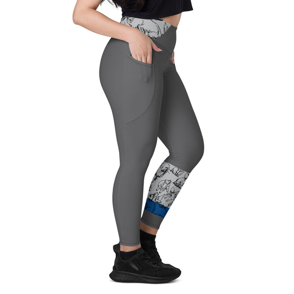 Hop To It Leggings (Blue)