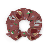 Warming Winter Bunnies Scrunchie (Red)
