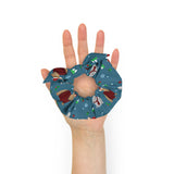 Warming Winter Bunnies Scrunchie (Blue)