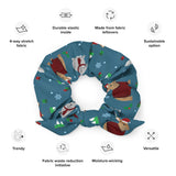 Warming Winter Bunnies Scrunchie (Blue)