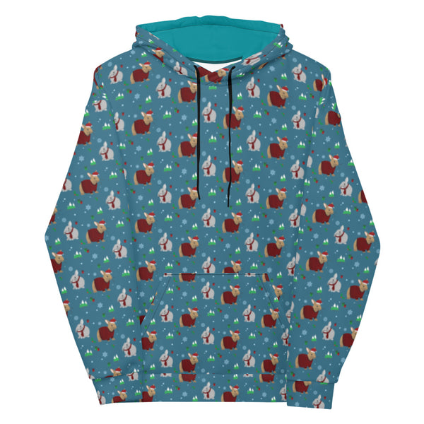 Warming Winter Bunnies Unisex Hoodie
