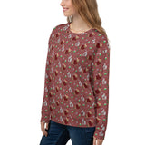 Warming Winter Bunnies All Over Sweatshirt