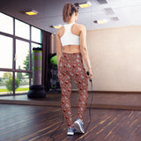 Warming Winter Bunnies High Rise Leggings (Red)