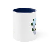 Hopping Through The Snow Accent Mug