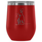 Hare We Go Wine Tumbler