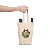 Deck The Halls Double Wine Tote Bag