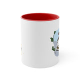 Hopping Through The Snow Accent Mug