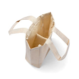 Hopping Through The Snow Double Wine Tote Bag