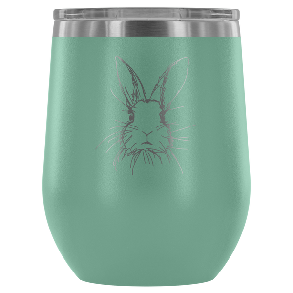 Bunny You Should Ask Wine Tumbler