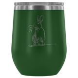 Hare We Go Wine Tumbler