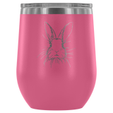 Bunny You Should Ask Wine Tumbler