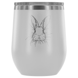 Bunny You Should Ask Wine Tumbler